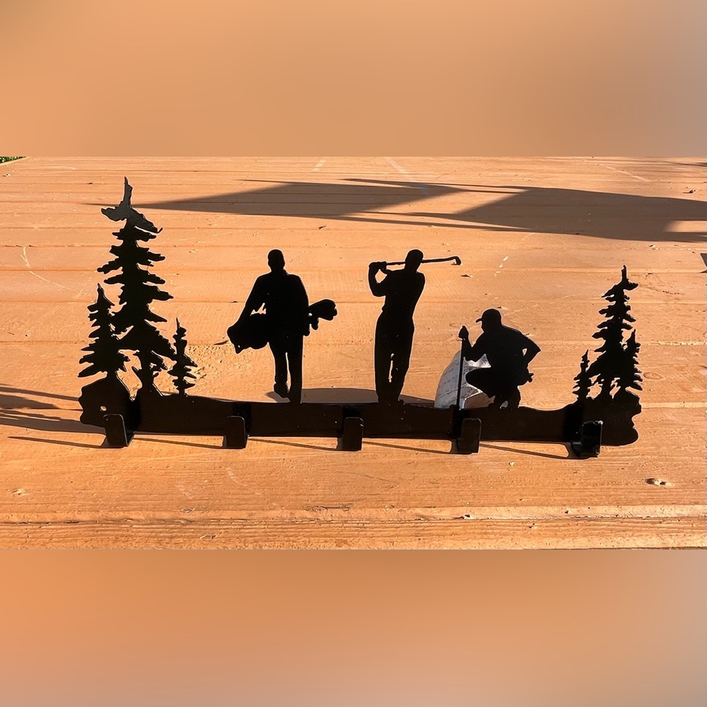 Custom Golf theme Laser Cut Hat Rack